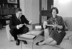 James Callaghan MP January 1963 and his wife James Callaghan MP January 1963 and his wife