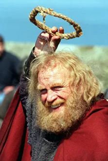 James Cosmo who plays Cedric of Rotherwood pictured at Blackness Castle long hair beard James Cosmo who plays Cedric of Rotherwood pictured at Blackness Castle long hair beard