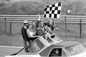 James Hunt : the victory run at the 1976 Dutch Grand Prix James Hunt : the victory run at the 1976 Dutch Grand Prix