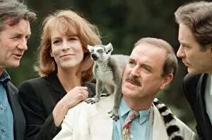 Images Dated 11th May 1995: Jamie Lee Curtis, John Cleese (centre in the white jacket and jeans)
