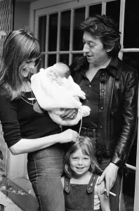 Jane Birkin & Serge Gainsbourg, with their new baby daughter Jane Birkin & Serge Gainsbourg, with their new baby daughter