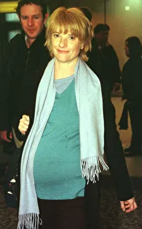 Jane Horrocks actress of Absolutely Fabulous January 1999 arrives at Heathrow Jane Horrocks actress of Absolutely Fabulous January 1999 arrives at Heathrow