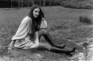 Images Dated 20th April 1973: Jane Seymour April 1973 Actress Pictured at Pinewood Studios