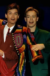Jason Donovan Actor hands over his Technicolour Deamcoat to replacement Phillip Schofield Jason Donovan Actor hands over his Technicolour Deamcoat to replacement Phillip Schofield
