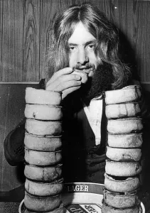 Jeff Heenan of Arbroath, the World Pie Eating Champ in 1974 Jeff Heenan of Arbroath, the World Pie Eating Champ in 1974