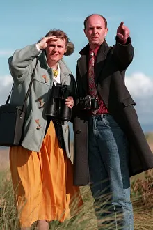 Jenny Randles and Peter Hough UFO investigators 1996 Jenny Randles and Peter Hough UFO investigators 1996