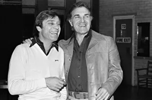 Jerry Stevens and Ernest Maxin at rehearsals for Lennie and Jerry' Jerry Stevens and Ernest Maxin at rehearsals for Lennie and Jerry'
