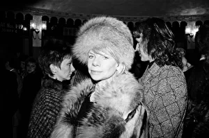 Jill Bennett attends a performance of Evita in London. 8th February 1986 Jill Bennett attends a performance of Evita in London. 8th February 1986