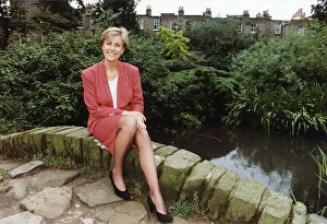 Images Dated 25th June 1991: Jill Dando BBC newsreader and television presenter Dbase