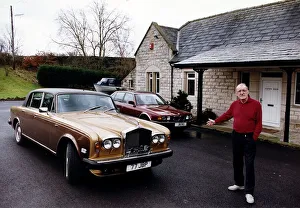 Jim Bowen TV Presenter at home A©Mirrorpix Jim Bowen TV Presenter at home A©Mirrorpix