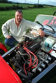 JIM THOMPSON WITH HIS LOTUS 7 KIT CAR SEPTEMBER 1997 MOTOR JIM THOMPSON WITH HIS LOTUS 7 KIT CAR SEPTEMBER 1997 MOTOR