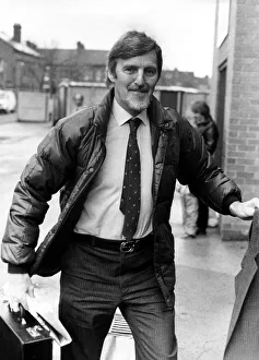 Jimmy Hill , chairman of Coventry City Football Club arriving at Highfield Road Jimmy Hill , chairman of Coventry City Football Club arriving at Highfield Road