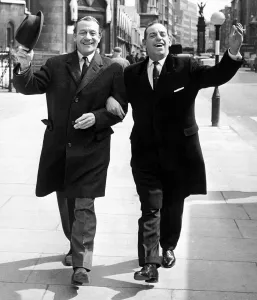 Jimmy Jewell and Ben Warris comedy double act seen here after their successful action Jimmy Jewell and Ben Warris comedy double act seen here after their successful action
