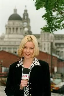 Images Dated 8th June 1998: Jo Simpson Live TV Presenter June 1998 Who was a presenter on Liverpool Live