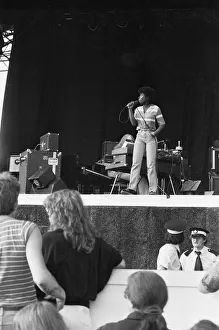 Joan Armatrading seen here performing on stage at The Picnic concert at Blackbushe Joan Armatrading seen here performing on stage at The Picnic concert at Blackbushe