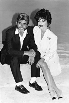 Images Dated 13th April 1991: Joan Collins Actress and John Alderton Actor