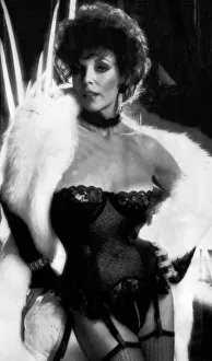 Joan Collins the actress posing for playboy magazine in March 1984 Joan Collins the actress posing for playboy magazine in March 1984