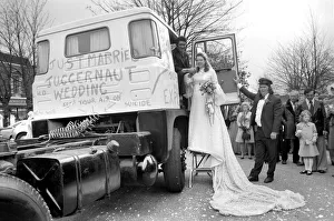 Jock Edwards with his bride, Jill Crawford, after their marriage at St Jock Edwards with his bride, Jill Crawford, after their marriage at St
