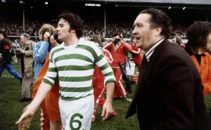 Jock Stein Celtic football club manager after match with Dundee United Circa 1975 Jock Stein Celtic football club manager after match with Dundee United Circa 1975
