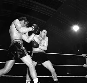 Joe Bugner Heavyweight Boxer February 1971 throws a punch at Canadian Bill Drover Joe Bugner Heavyweight Boxer February 1971 throws a punch at Canadian Bill Drover