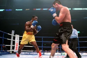 Joe Calazghe Boxer October 97 Joe Calzaghe beating Chris Eubank for the vacant WBO Joe Calazghe Boxer October 97 Joe Calzaghe beating Chris Eubank for the vacant WBO
