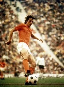 Johan Cruyff July 1974 FIFA World Cup Final 1974 West Germany v Johan Cruyff July 1974 FIFA World Cup Final 1974 West Germany v