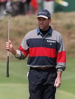 Images Dated 16th July 1998: John Huston at Open Golf Championship Birkdale July 1998 Open Golf Championship