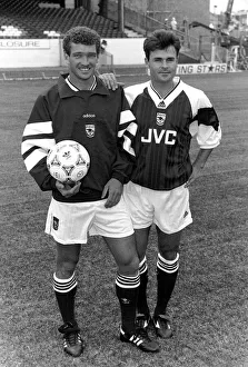 John Jenson Football Player of Arsenal - with teammate Anders Limpur John Jenson Football Player of Arsenal - with teammate Anders Limpur