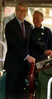 John Major at Gloucester locks before the election in 1992 John Major at Gloucester locks before the election in 1992