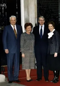 John Major MP Conservative Prime Minister and Boris Yeltsin Russian Premier at John Major MP Conservative Prime Minister and Boris Yeltsin Russian Premier at