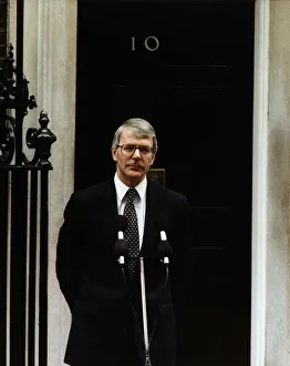 John Major Prime Minister of Britain seen here outside 10 Downing Street John Major Prime Minister of Britain seen here outside 10 Downing Street