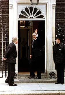 John Major Prime Minister enters 10 Downing Street John Major Prime Minister enters 10 Downing Street