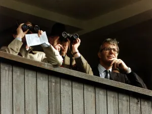 John Major Prime Minister at Hereford races on Easter Monday 1991 John Major Prime Minister at Hereford races on Easter Monday 1991