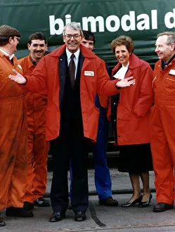 John Major Prime Minister with his wife Norma Major at Charterail' John Major Prime Minister with his wife Norma Major at Charterail'