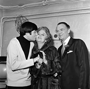 John Mills and Mary Hayley Bell appeared on the celebrity spot' John Mills and Mary Hayley Bell appeared on the celebrity spot'
