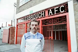 Images Dated 1st August 1990: John Wark, Middlesbrough FC Player at Ayresome Park Football Stadium, August 1990
