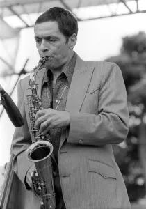 Johnny Dankworth saxophone Player at the Capital Radio Jazz Festival July 1981 Johnny Dankworth saxophone Player at the Capital Radio Jazz Festival July 1981