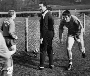 Johnstone & Hughes Celtic players in training session at Harrogate April 1970 Johnstone & Hughes Celtic players in training session at Harrogate April 1970