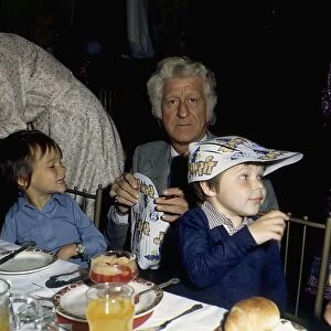 Images Dated 12th June 1981: Jon Pertwee Actor at a Variety Club Luncheon for Prince Charles June 1981