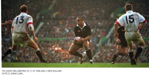 Jonah Lomu New Zealand All Black November 1997 During the first test match against Jonah Lomu New Zealand All Black November 1997 During the first test match against