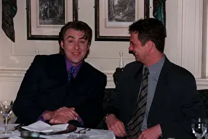 Jonathan Ross TV Presenter December 1997 With mirror man Matthew Wright A©mirrorpix Jonathan Ross TV Presenter December 1997 With mirror man Matthew Wright A©mirrorpix