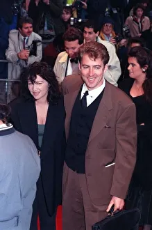 Jonathan Ross TV Presenter and Wife 1990 at the Krays film premiere Jonathan Ross TV Presenter and Wife 1990 at the Krays film premiere