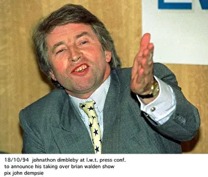 Jonathon Dimbleby TV Presenter journalist October 1994 A©mirrorpix Jonathon Dimbleby TV Presenter journalist October 1994 A©mirrorpix