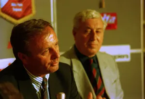 Josef Venglos signs as Aston Villa manager July 1990 Doug Ellis chairman of Aston Josef Venglos signs as Aston Villa manager July 1990 Doug Ellis chairman of Aston