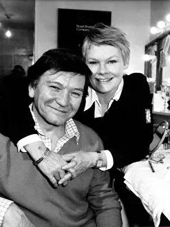 Judi Dench actress with husband and fellow actor Michael Williams Judi Dench actress with husband and fellow actor Michael Williams