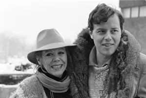 JUDY CARNE WITH HER FRIEND BOB MERRICK 08/02/1986 JUDY CARNE WITH HER FRIEND BOB MERRICK 08/02/1986