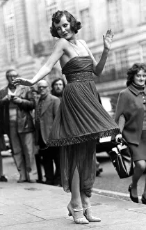 Judy Oswald models a 1913 Poiret evening outfit - October 1973 Paul Poiret was Judy Oswald models a 1913 Poiret evening outfit - October 1973 Paul Poiret was