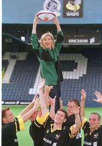 Julia Carling TV Presenter today changed her name to Heineken to support England' Julia Carling TV Presenter today changed her name to Heineken to support England'