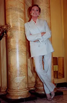 Julie Andrews Actress July 1998 With her Variety club award she was given by Julie Andrews Actress July 1998 With her Variety club award she was given by