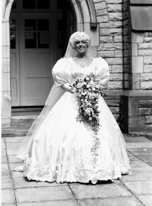 Julie Goodyear Actress in Coronation Street getting married on set in the programme Julie Goodyear Actress in Coronation Street getting married on set in the programme